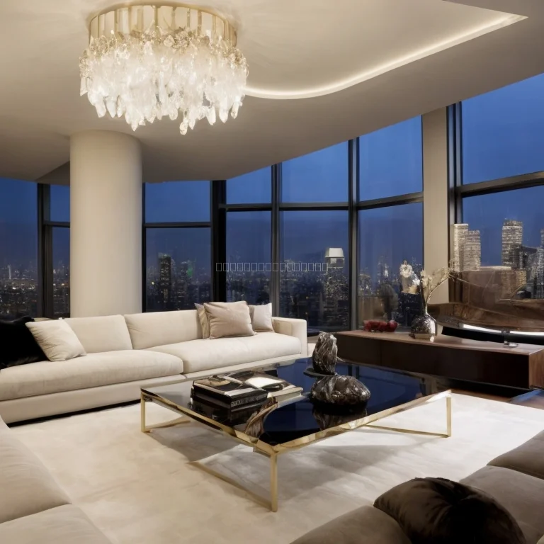 Dubai Marina skyline view